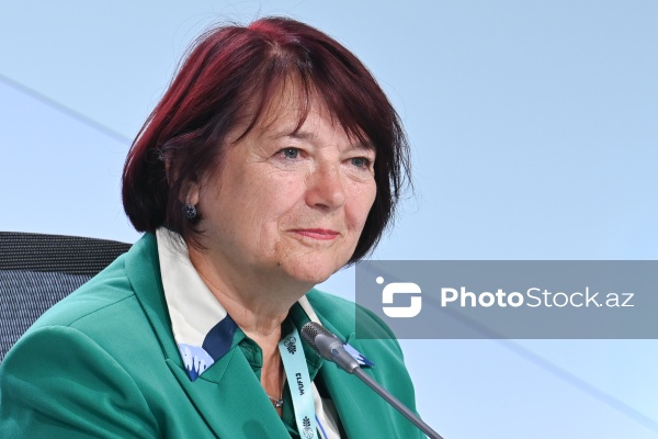 Vesna Kolar Planinşiç - "Şəhərsalmada iqlim hədəflərinə nail olmaq üçün Strateji Ətraf Mühitin Qiymətləndirilməsi vasitə kimi" mövzusunda sessiyada