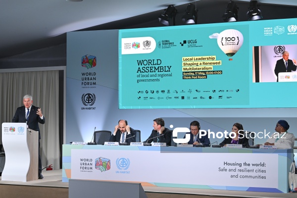 WUF13 çərçivəsində keçirilən yerli və regional hökumətlərin Ümumdünya Assambleyası