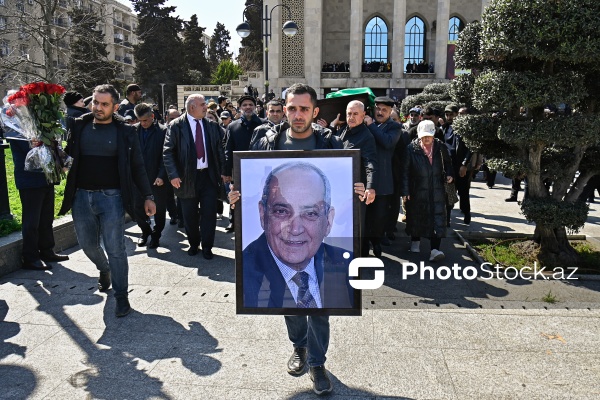 Xalq artisti Rasim Balayev ilə keçirilən vida mərasimi