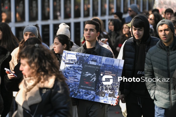 Xalqımız 20 Yanvar şəhidlərinin xatirəsini ehtiramla yad edir