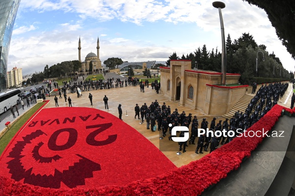 Xalqımız 20 Yanvar şəhidlərinin xatirəsini ehtiramla yad edir