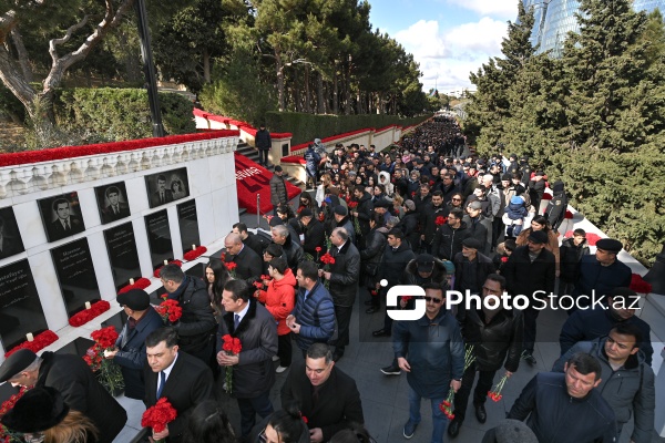 Xalqımız 20 Yanvar şəhidlərinin xatirəsini ehtiramla yad edir