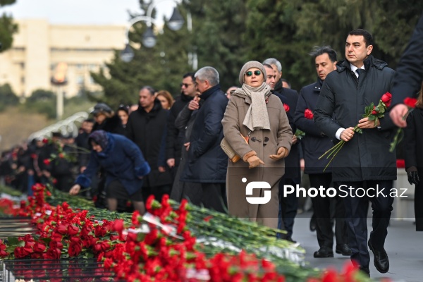 Xalqımız 20 Yanvar şəhidlərinin xatirəsini ehtiramla yad edir