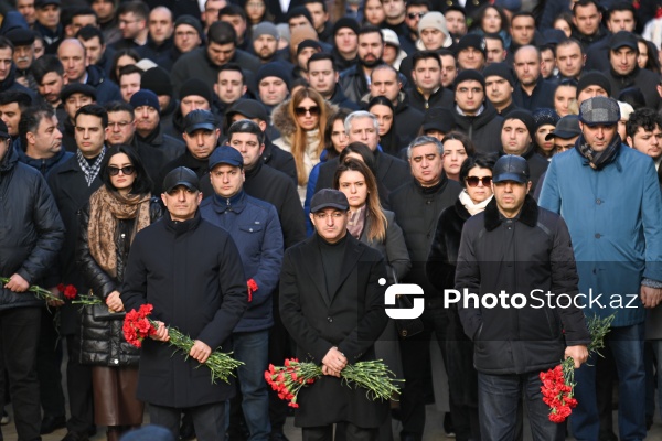 Xalqımız 20 Yanvar şəhidlərinin xatirəsini ehtiramla yad edir