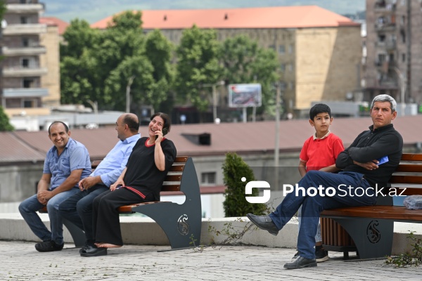 Xankəndi şəhərində keçirilən ilk qəbul imtahanı