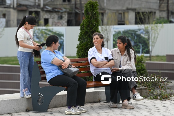 Xankəndi şəhərində keçirilən ilk qəbul imtahanı