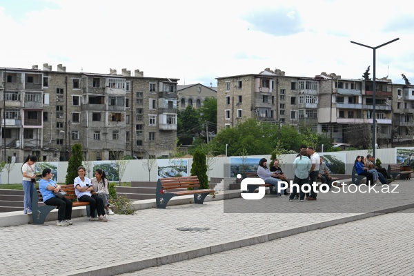 Xankəndi şəhərində keçirilən ilk qəbul imtahanı