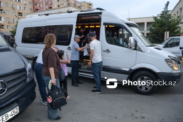 Xankəndi şəhərinə növbəti köç karvanı yola salınıb