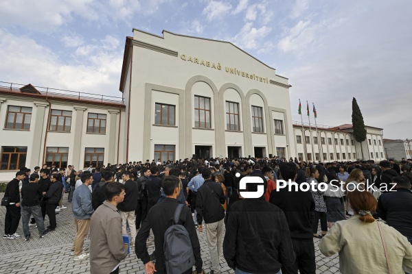 Xankəndidə açılışı olan Qarabağ Universitetində tədris prosesinə başlanılıb