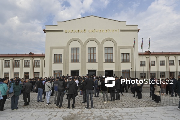 Xankəndidə açılışı olan Qarabağ Universitetində tədris prosesinə başlanılıb