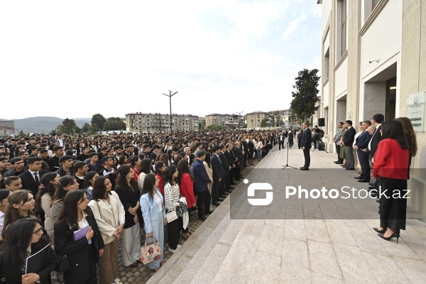 Xankəndidə açılışı olan Qarabağ Universitetində tədris prosesinə başlanılıb