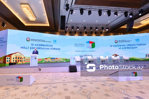 Xankəndidə keçirilən III Azərbaycan Milli Şəhərsalma Forumu