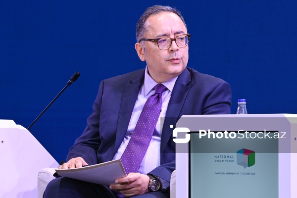 Sultan Hacıyev - III Azərbaycan Milli Şəhərsalma Forumunda