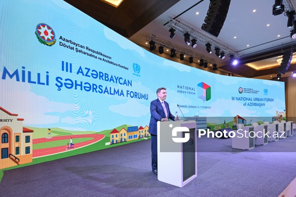 Qay Şoun - III Azərbaycan Milli Şəhərsalma Forumunda
