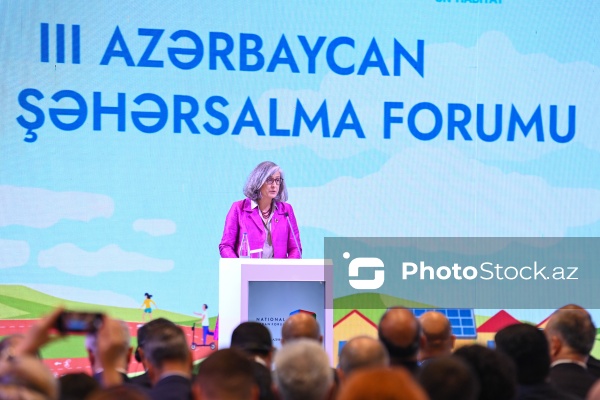 Anaklaudia Rosbax - III Azərbaycan Milli Şəhərsalma Forumunda