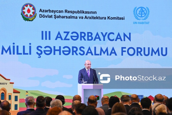 Anar Quliyev - III Azərbaycan Milli Şəhərsalma Forumunda