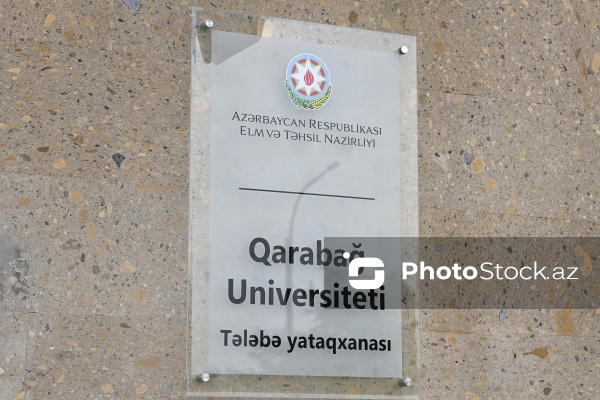 Xankəndidə yerləşən Qarabağ Universitetinin tələbə yataqxanası