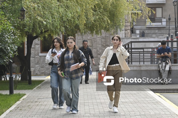 Xankəndidə yerləşən Qarabağ Universitetinin tələbə yataqxanası