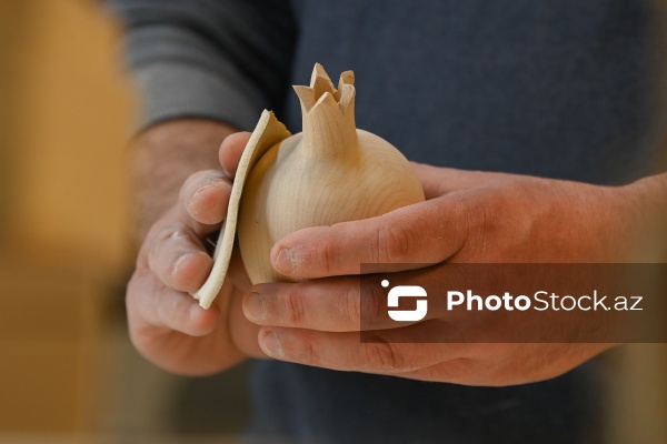 Ağac materiallarını sənətə çevirən xarrat Əziz Hüseynzadə