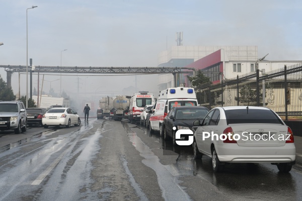 Xətai rayonu, Süleyman Əhmədov küçəsində baş verən yanğın