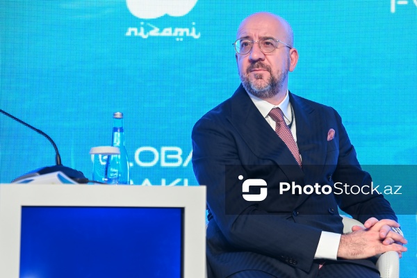 Şarl Mişel - XIII Qlobal Bakı Forumunda