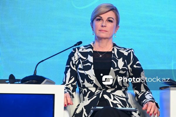 Kolinda Qrabar-Kitaroviç - XIII Qlobal Bakı Forumunda
