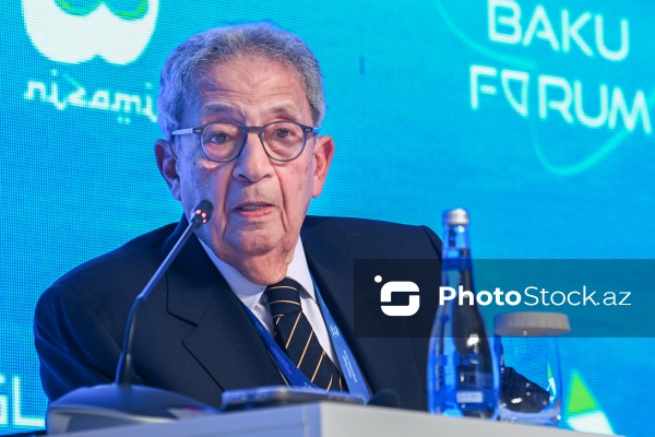 Əmr Musa - XIII Qlobal Bakı Forumunda