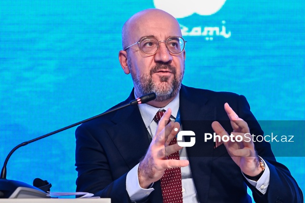 Şarl Mişel - XIII Qlobal Bakı Forumunun ikinci günündə