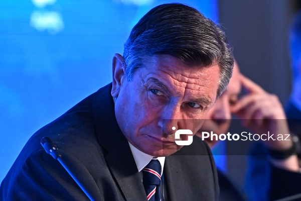 Borut Pahor - XIII Qlobal Bakı Forumunun ikinci günündə