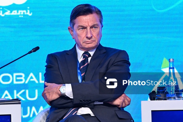 Borut Pahor - XIII Qlobal Bakı Forumunun ikinci günündə