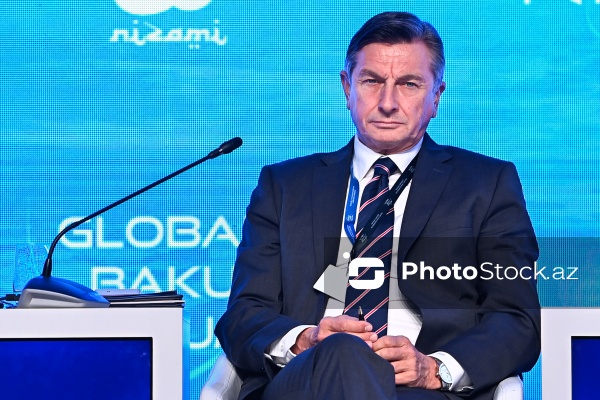 Borut Pahor - XIII Qlobal Bakı Forumunun ikinci günündə