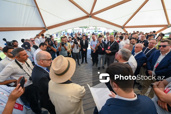 III Şuşa Qlobal Media Forumunun iştirakçılarının Xocalıya səfəri