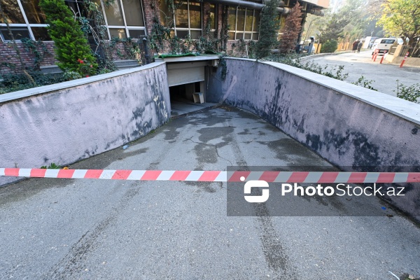 Yasamaldakı binada baş verən yanğından son görüntülər