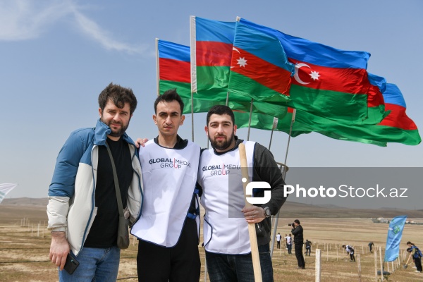 "Global Media Group"un təşəbbüsü ilə keçirilən ağacəkmə aksiyası