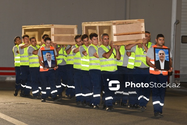 Yekaterinburqda qətlə yetirilən azərbaycanlıların nəşi Bakıya gətirilib