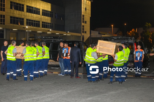 Yekaterinburqda qətlə yetirilən azərbaycanlıların nəşi Bakıya gətirilib