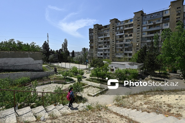 Yeni Günəşli, D massivində yerləşən baxımsız park