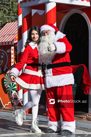 Yeni ilə bir neçə saat qalmış Bakı şəhəri