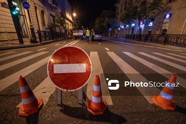 Küçə və prospektlərdə yol nişanlanma xətlərinin çəkilməsi və yenilənməsi