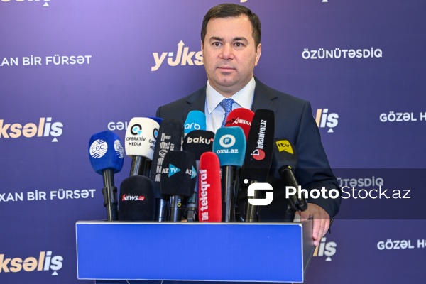 Fərhad Hacıyev - “Yüksəliş” müsabiqəsinin mətbuat konfransında