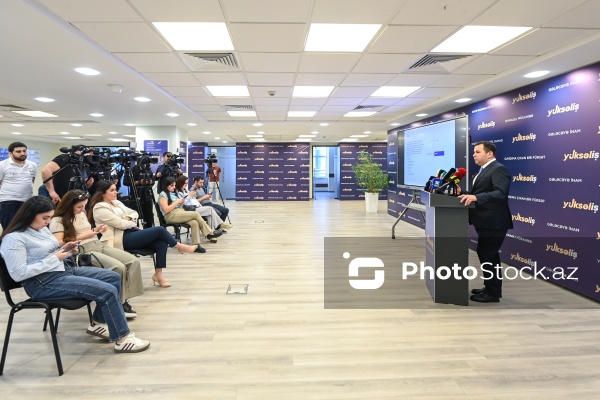 “Yüksəliş” müsabiqəsi tərəfindən keçirilən mətbuat konfransı