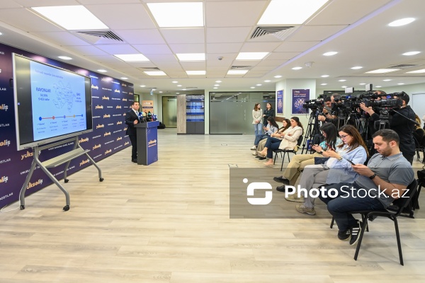 “Yüksəliş” müsabiqəsi tərəfindən keçirilən mətbuat konfransı