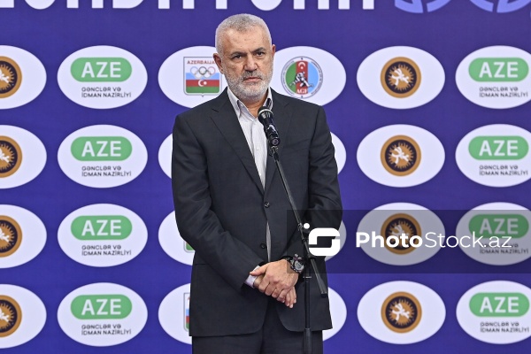 Namiq Əliyev - Güləş üzrə Azərbaycan çempionatının açılış mərasimində