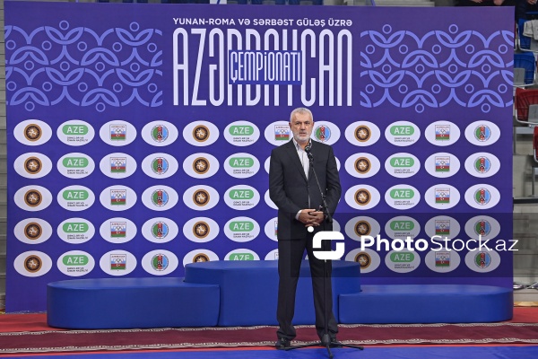 Namiq Əliyev - Güləş üzrə Azərbaycan çempionatının açılış mərasimində