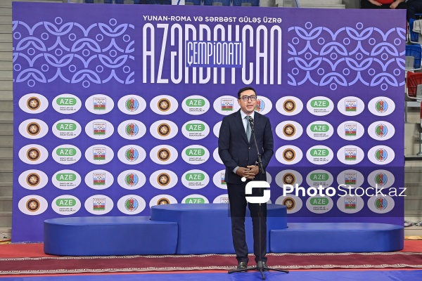 Fərid Qayıbov - Güləş üzrə Azərbaycan çempionatının açılış mərasimində