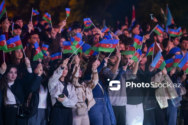 Zəfər Günü münasibətilə Bakıda keçirilən konsert və atəşfəşanlıq