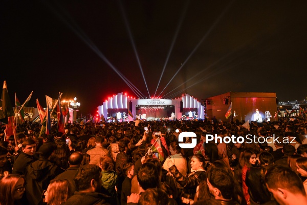Zəfər Günü münasibətilə Bakıda keçirilən konsert və atəşfəşanlıq