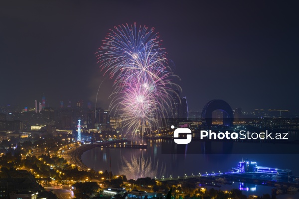 Zəfər Günü münasibətilə Bakıda keçirilən konsert və atəşfəşanlıq