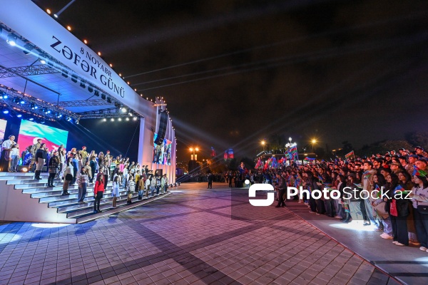Zəfər Günü münasibətilə Bakıda keçirilən konsert və atəşfəşanlıq