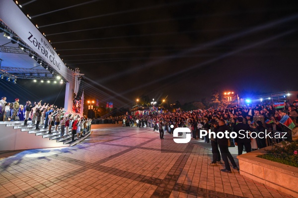 Zəfər Günü münasibətilə Bakıda keçirilən konsert və atəşfəşanlıq
